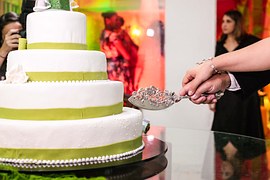 El pastel de bodas